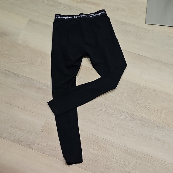 Yoga Champion Black Logo Leggings Size S - Picture 3 of 6
